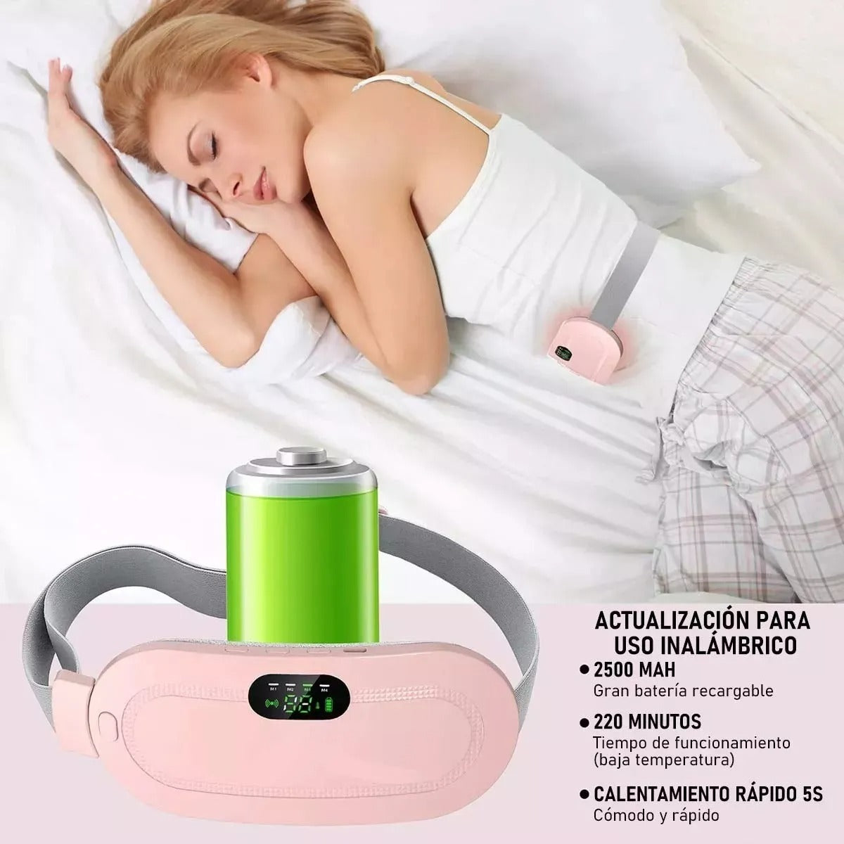 Cinturón Eléctrico Pro500 No Más Cólicos! 🌹
