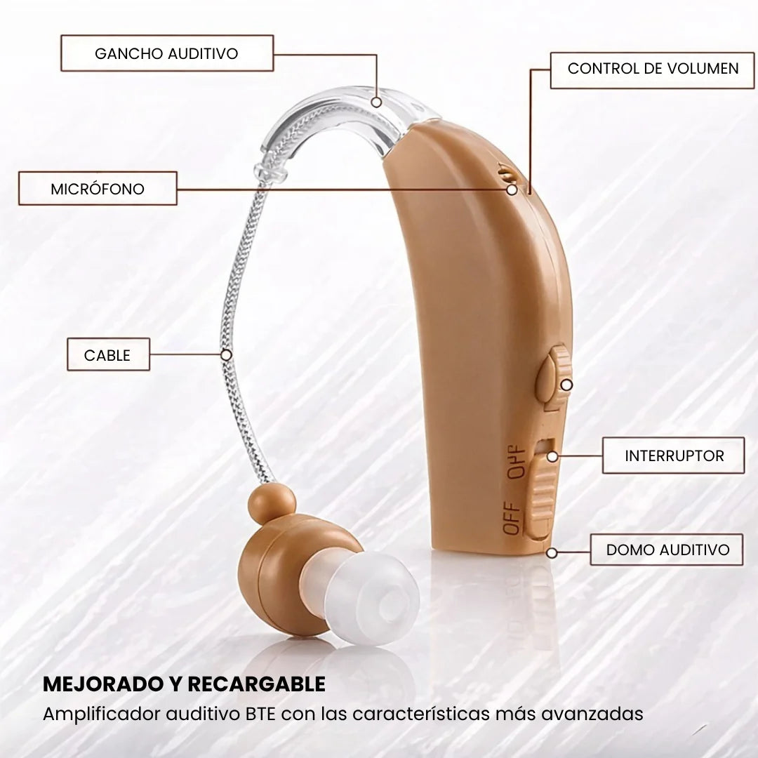 Audífono Amplificador AudioVida™ | Renueva tu audición