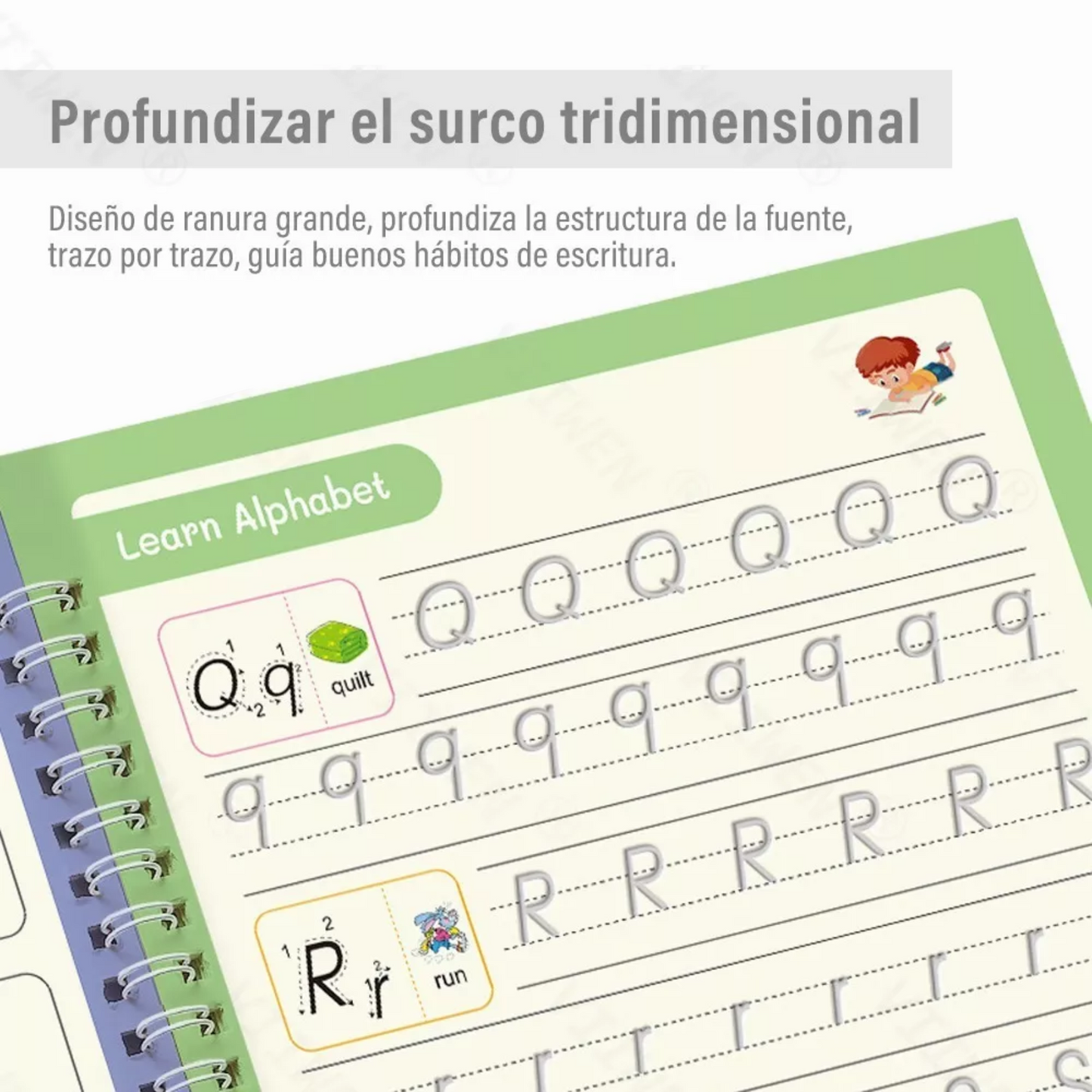 Set Cuaderno Magic Caligrafia Montessori
