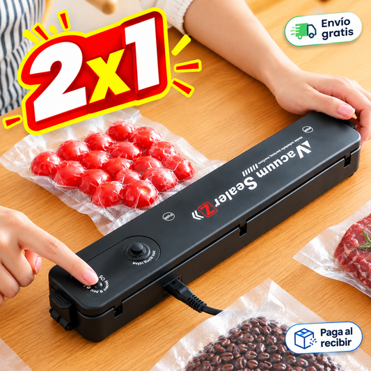 2x1 SOLO POR HOY | Selladora de Alimentos al Vacío SealerPro