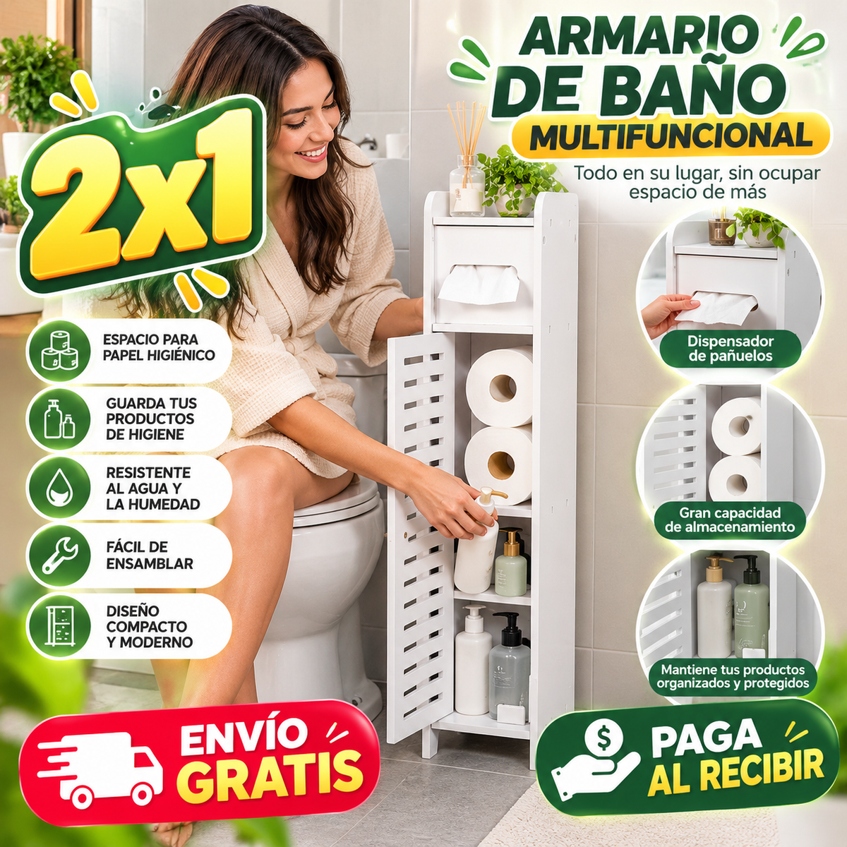 2x1 SOLO HOY | Slimbath: Tu Baño Ordenado