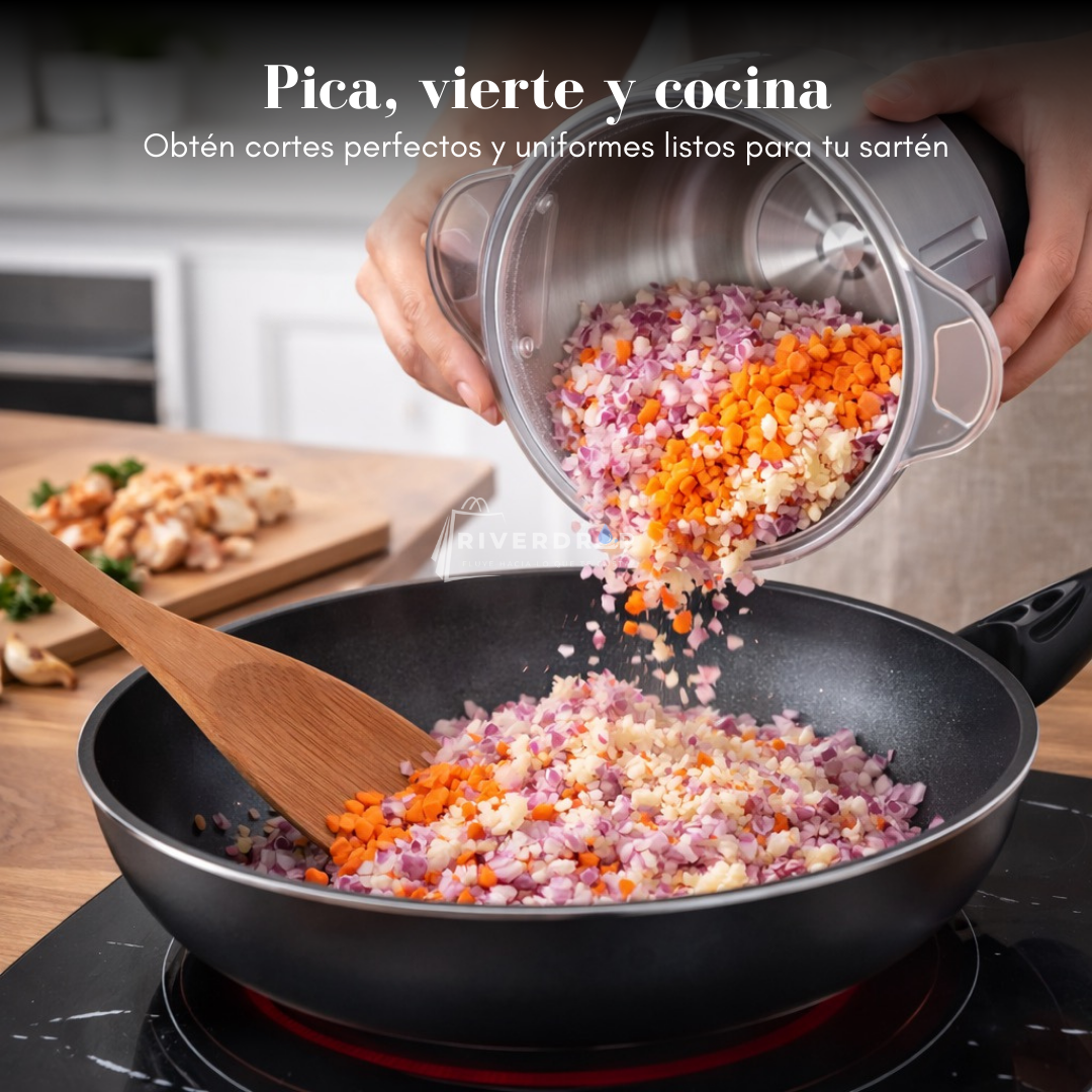 60% OFF SOLO HOY | Picadora Procesadora EasyMix™ + Afilador de REGALO