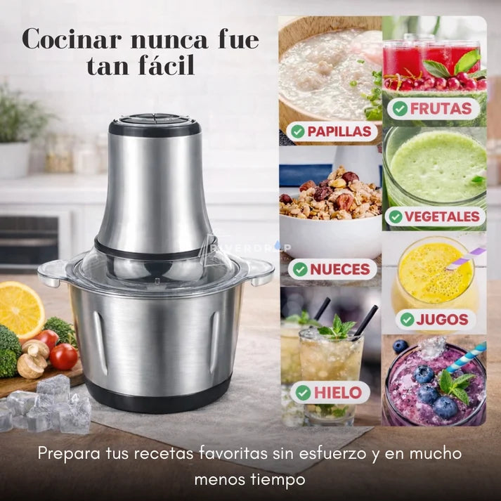 60% OFF SOLO HOY | Picadora Procesadora EasyMix™ + Afilador de REGALO