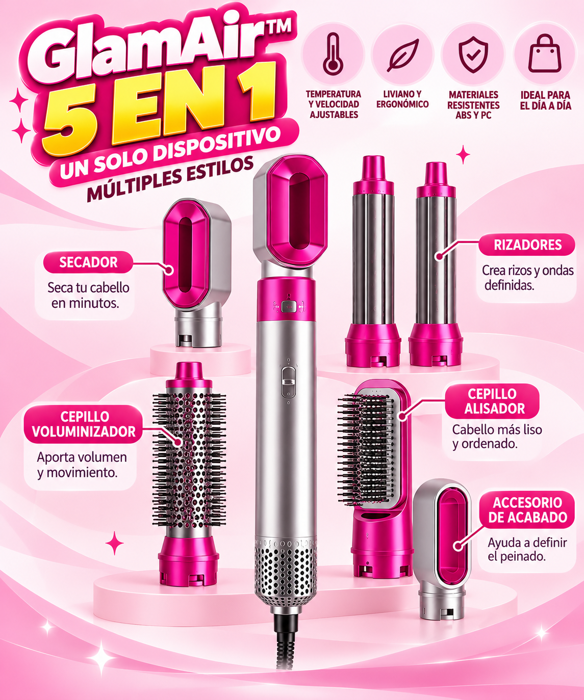 60% DESCUENTO SOLO HOY | HAIRSTYLE™ | Luce tu Pelo con Estilo