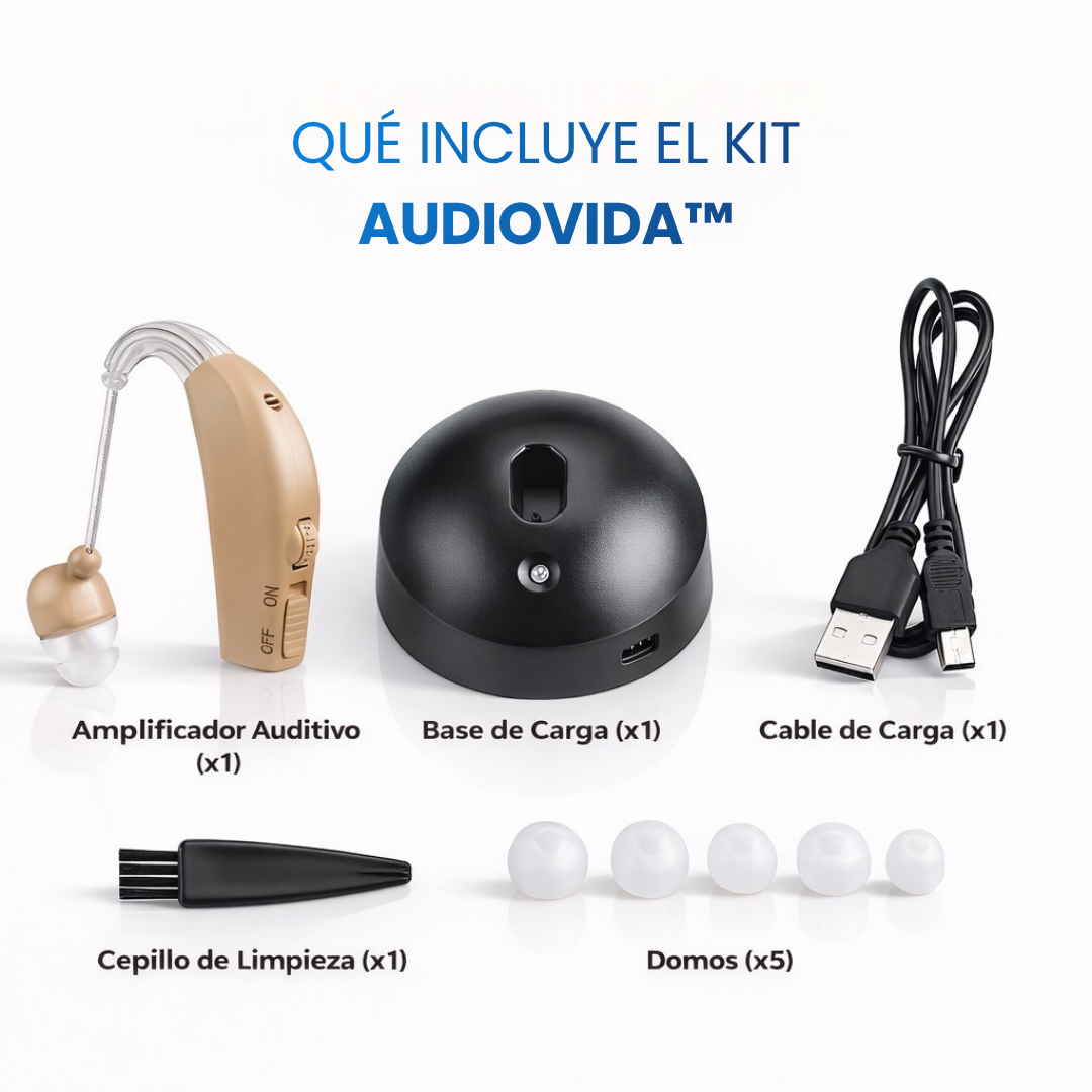 Audífono Amplificador AudioVida™ | Renueva tu audición