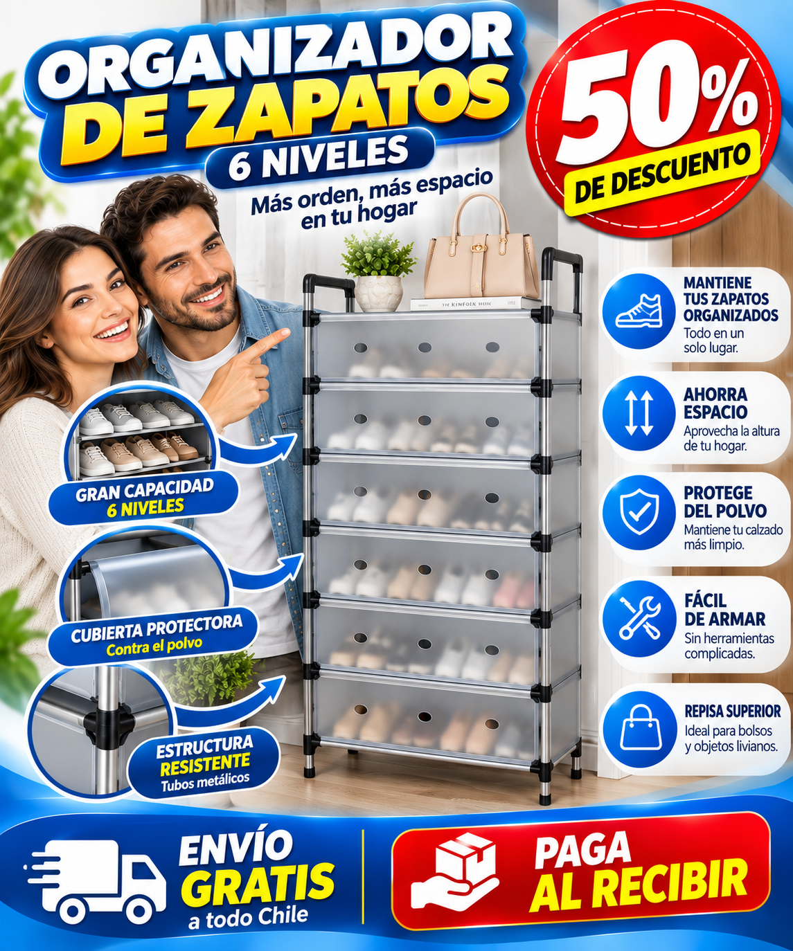 60% DESCUENTO SOLO HOY | SpaceMax™ | Tus zapatos como siempre soñaste