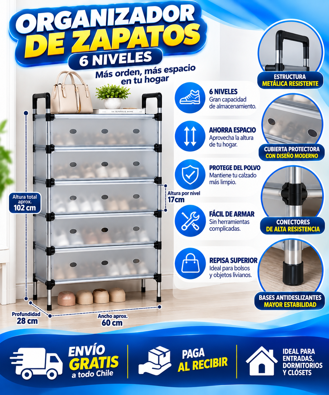 60% DESCUENTO SOLO HOY | SpaceMax™ | Tus zapatos como siempre soñaste