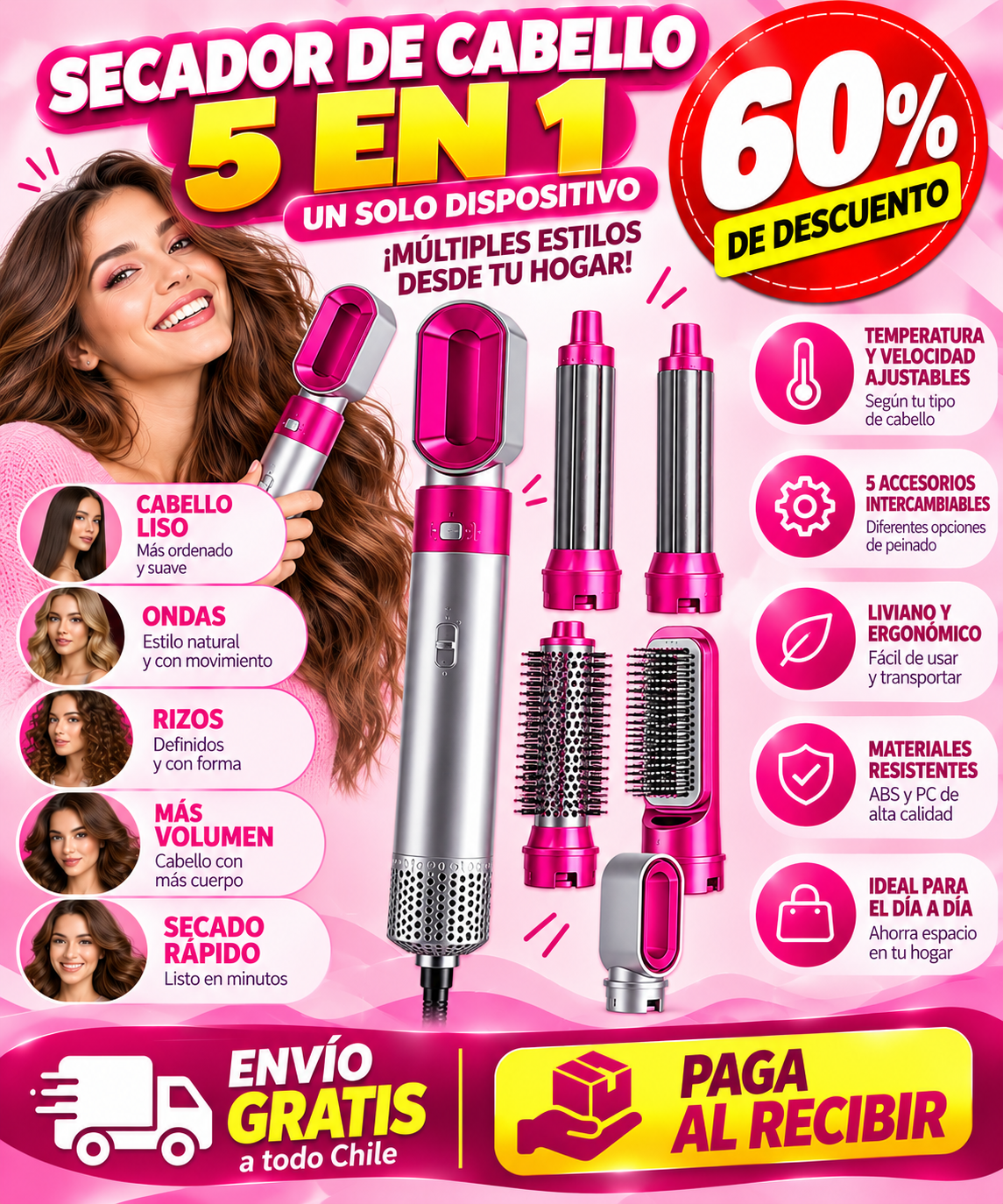 60% DESCUENTO SOLO HOY | HAIRSTYLE™ | Luce tu Pelo con Estilo