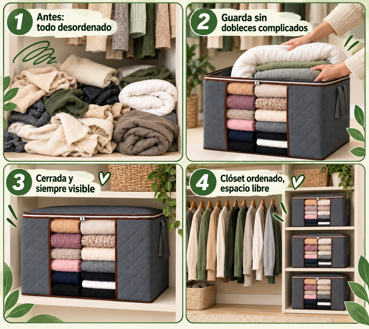Pack 3x1 | OrganizaPro™ Tu mente despejada con tu ropa ordenada